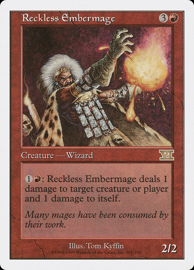 Reckless Embermage [Classic Sixth Edition] | GrognardGamesBatavia