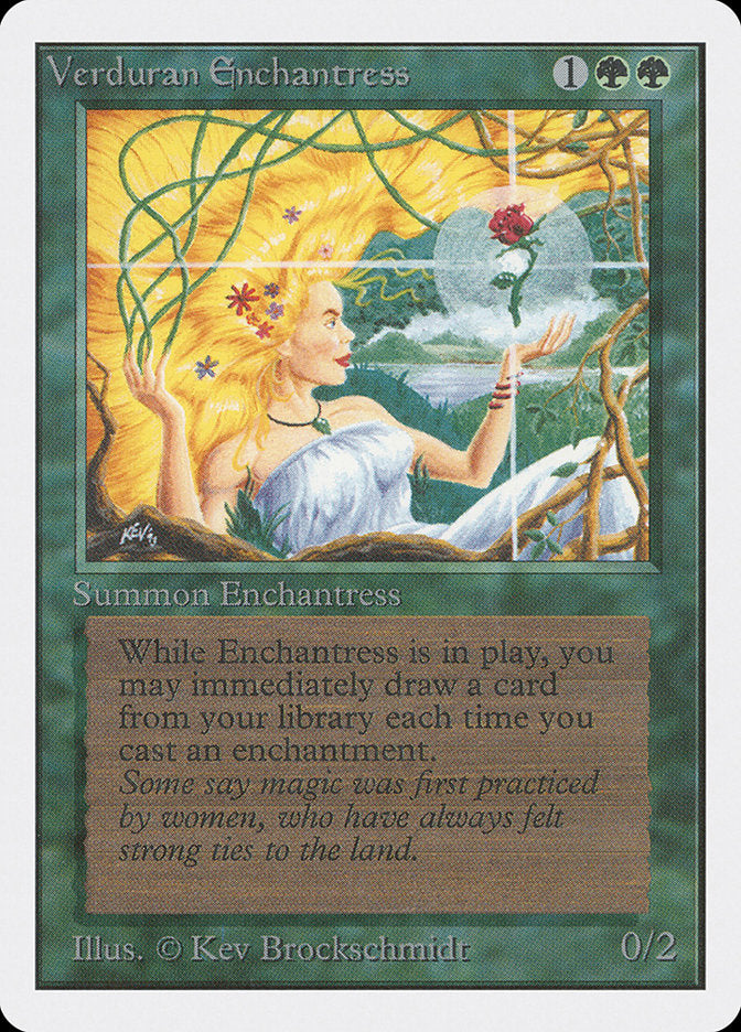 Verduran Enchantress [Unlimited Edition] | GrognardGamesBatavia