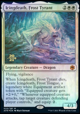 Icingdeath, Frost Tyrant [Dungeons & Dragons: Adventures in the Forgotten Realms Prerelease Promos] | GrognardGamesBatavia