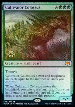 Cultivator Colossus [Innistrad: Crimson Vow Prerelease Promos] | GrognardGamesBatavia
