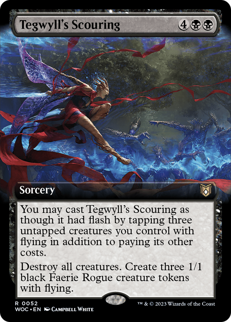 Tegwyll's Scouring (Extended Art) [Wilds of Eldraine Commander] | GrognardGamesBatavia