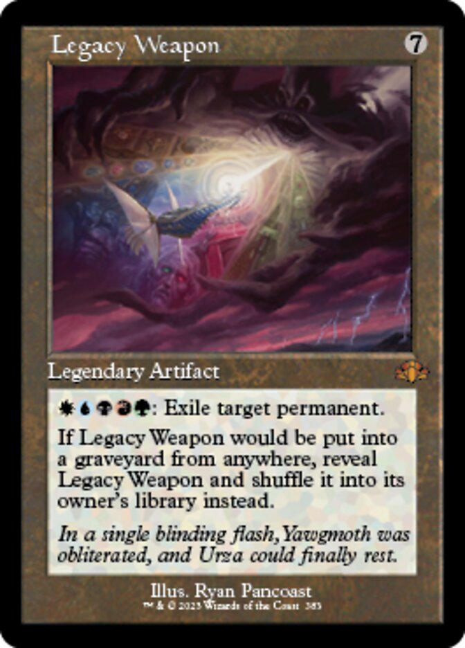 Legacy Weapon (Retro) [Dominaria Remastered] | GrognardGamesBatavia