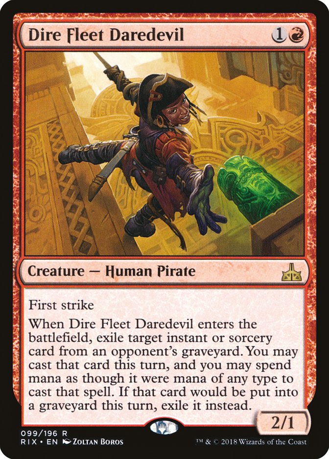 Dire Fleet Daredevil [Rivals of Ixalan] | GrognardGamesBatavia