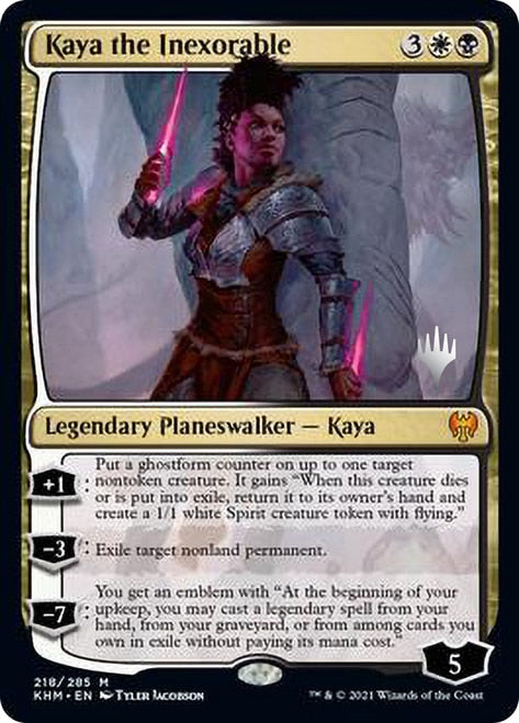 Kaya the Inexorable (Promo Pack) [Kaldheim Promos] | GrognardGamesBatavia