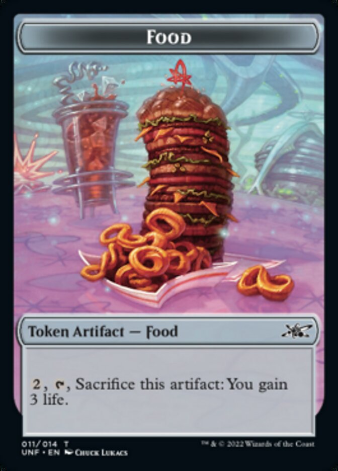 Food (011) Token [Unfinity Tokens] | GrognardGamesBatavia