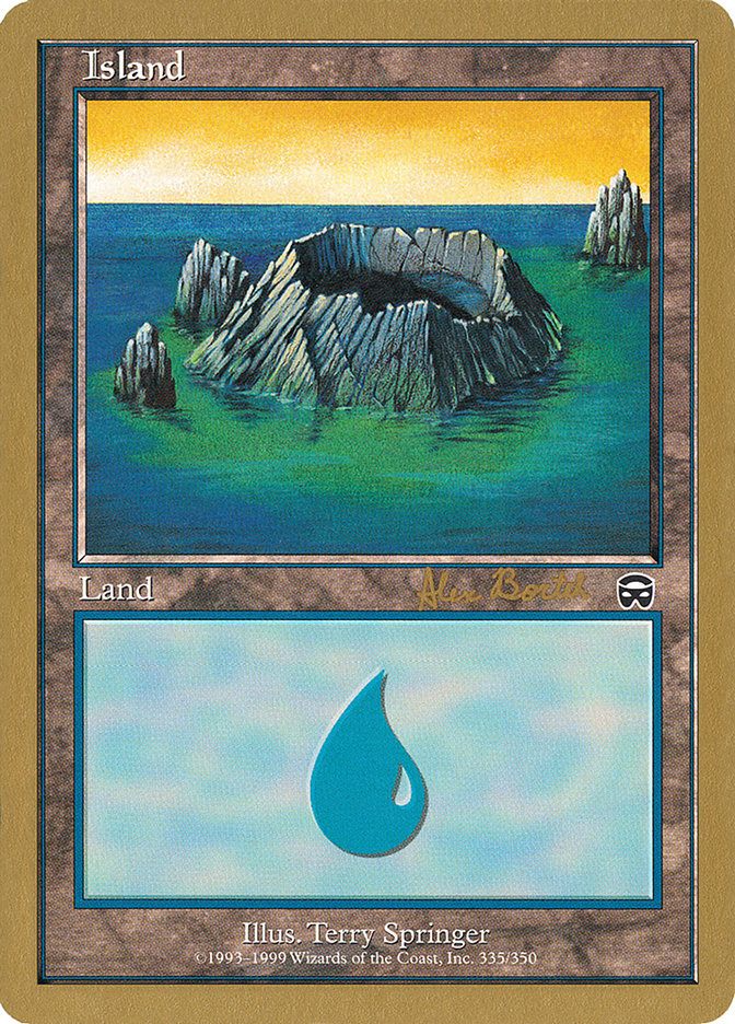 Island (ab335) (Alex Borteh) [World Championship Decks 2001] | GrognardGamesBatavia