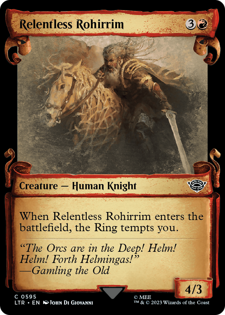 Relentless Rohirrim [The Lord of the Rings: Tales of Middle-Earth Showcase Scrolls] | GrognardGamesBatavia