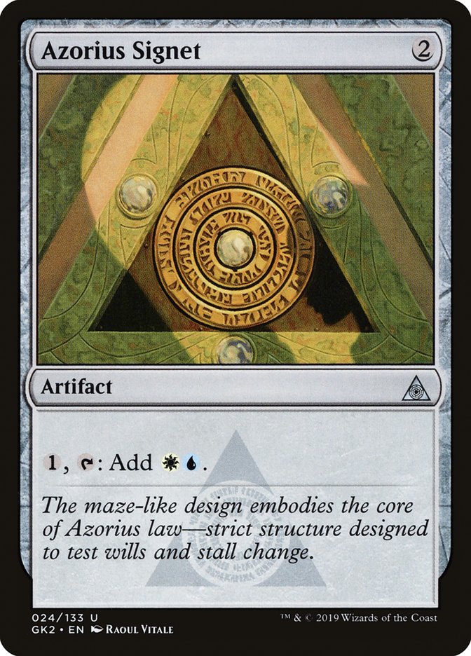 Azorius Signet [Ravnica Allegiance Guild Kit] | GrognardGamesBatavia