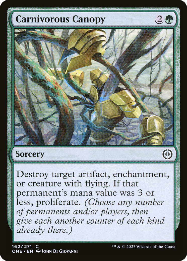 Carnivorous Canopy [Phyrexia: All Will Be One] | GrognardGamesBatavia