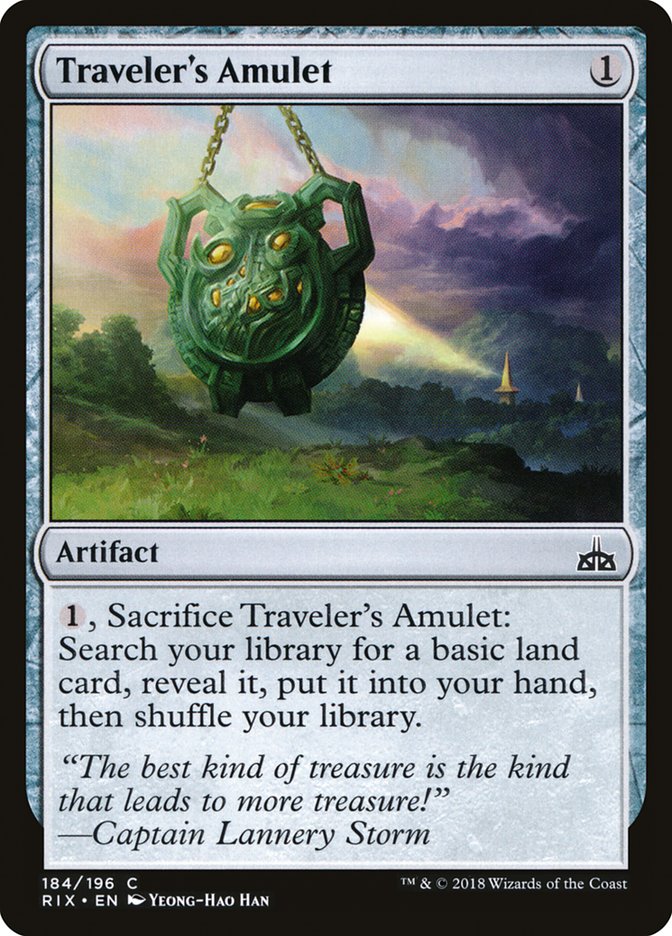 Traveler's Amulet [Rivals of Ixalan] | GrognardGamesBatavia