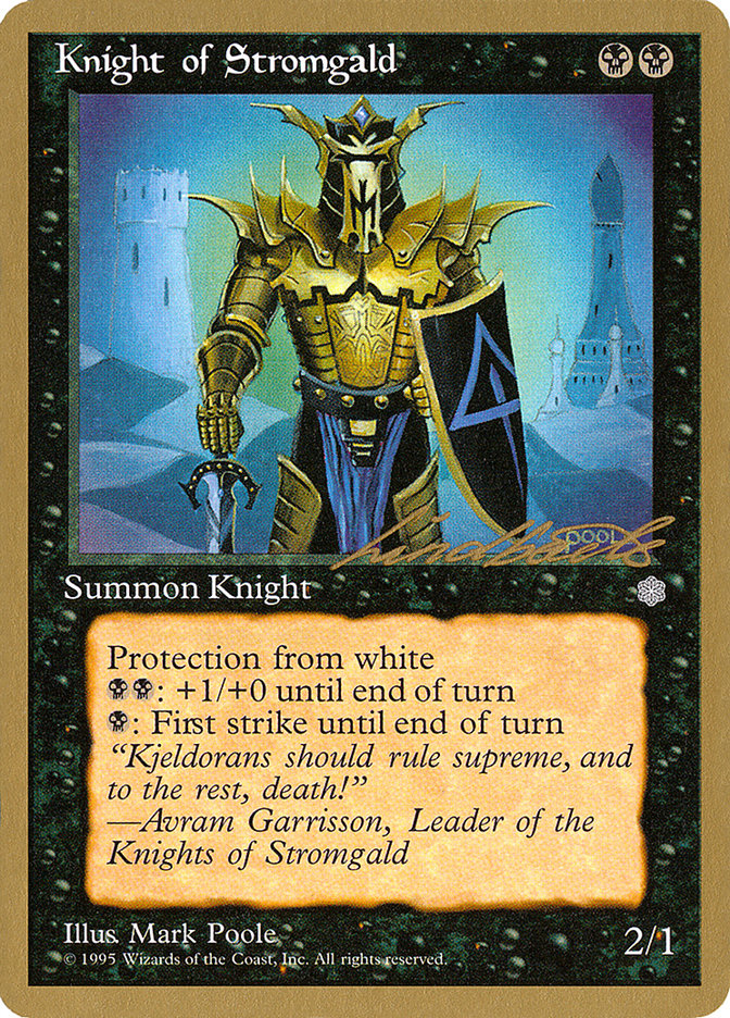 Knight of Stromgald (Leon Lindback) [Pro Tour Collector Set] | GrognardGamesBatavia