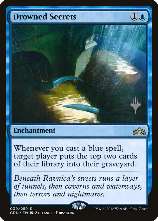 Drowned Secrets (Promo Pack) [Guilds of Ravnica Promos] | GrognardGamesBatavia