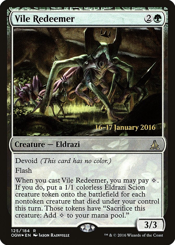 Vile Redeemer [Oath of the Gatewatch Prerelease Promos] | GrognardGamesBatavia