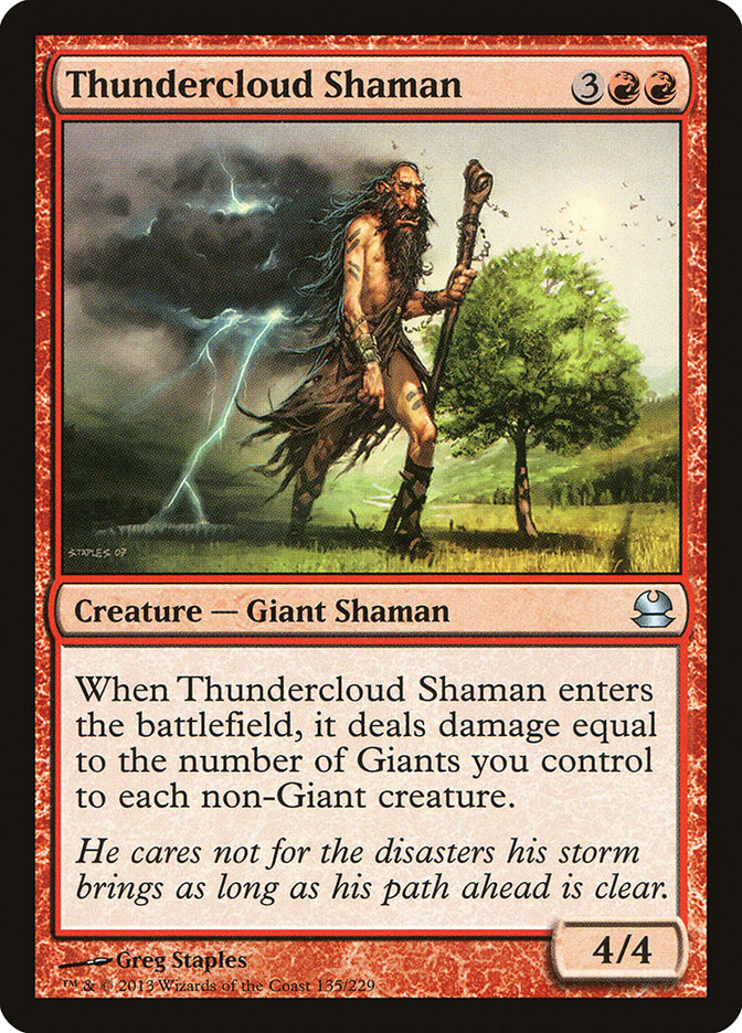 Thundercloud Shaman [Modern Masters] | GrognardGamesBatavia