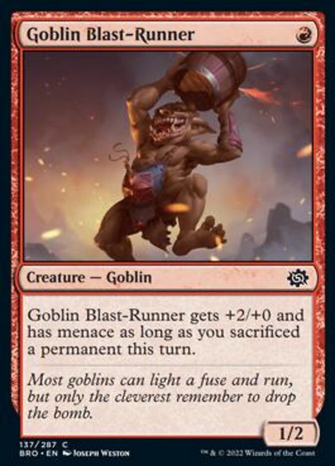 Goblin Blast-Runner [The Brothers' War] | GrognardGamesBatavia