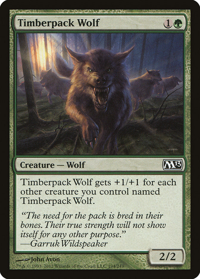 Timberpack Wolf [Magic 2013] | GrognardGamesBatavia