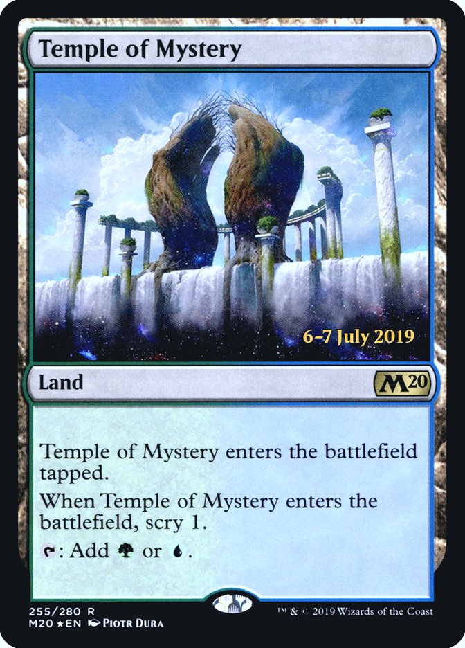 Temple of Mystery [Core Set 2020 Prerelease Promos] | GrognardGamesBatavia