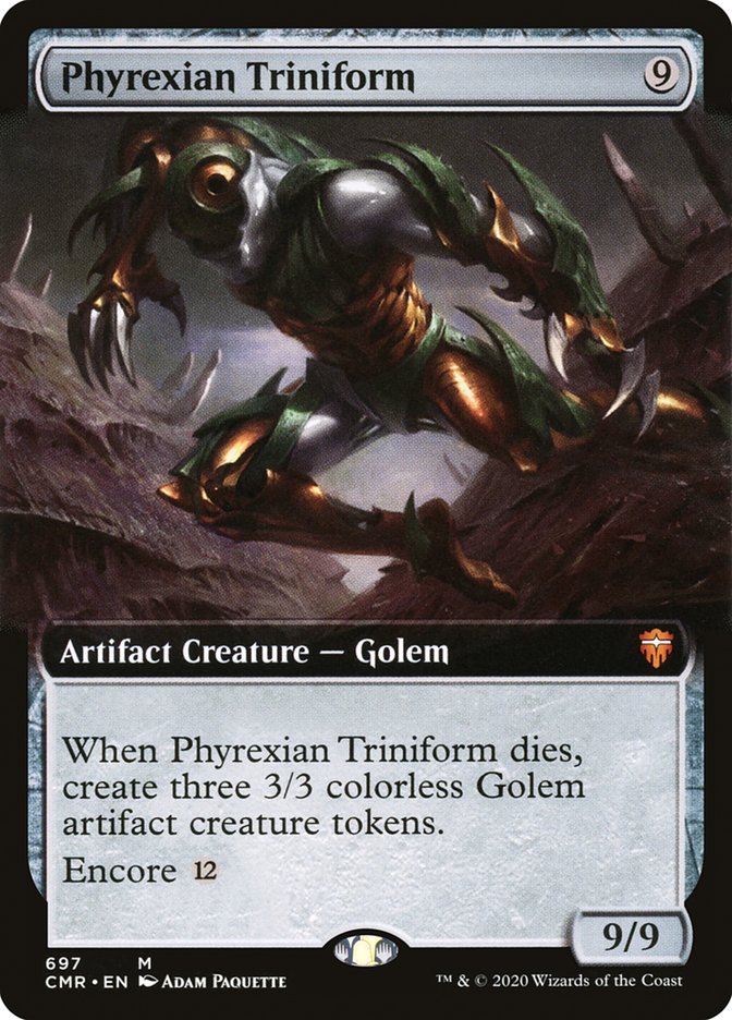 Phyrexian Triniform (Extended Art) [Commander Legends] | GrognardGamesBatavia