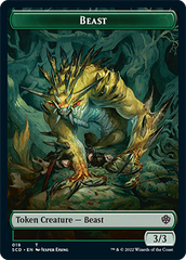 Beast // Beast Double-Sided Token [Starter Commander Decks] | GrognardGamesBatavia