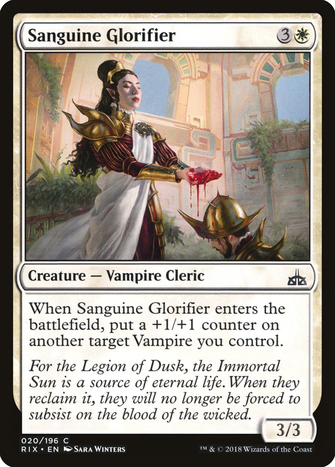 Sanguine Glorifier [Rivals of Ixalan] | GrognardGamesBatavia