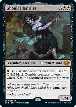 Ghoulcaller Gisa [Commander Collection: Black] | GrognardGamesBatavia