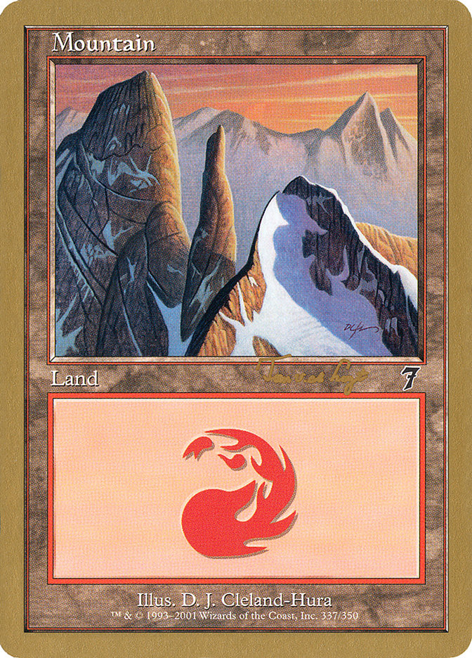 Mountain (337) (Tom van de Logt) [World Championship Decks 2001] | GrognardGamesBatavia