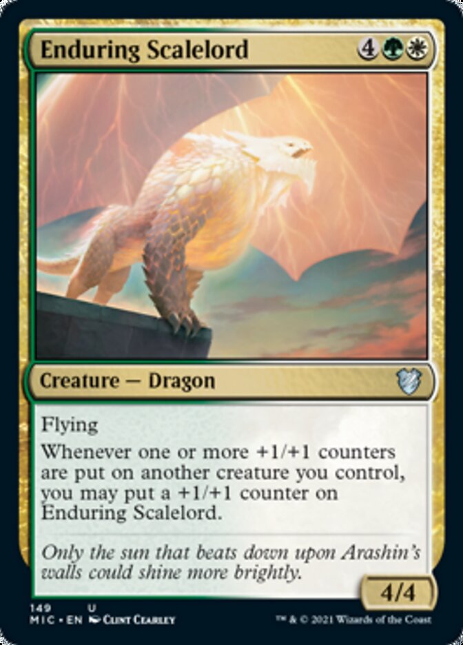 Enduring Scalelord [Innistrad: Midnight Hunt Commander] | GrognardGamesBatavia