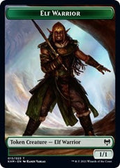 Elf Warrior // Shard Double-Sided Token [Kaldheim Tokens] | GrognardGamesBatavia