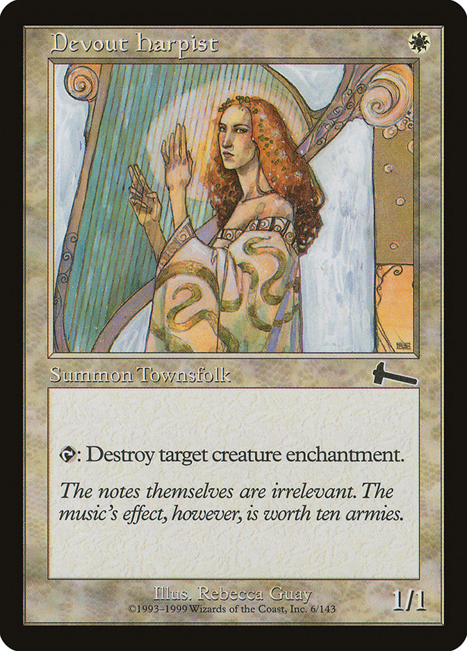 Devout Harpist [Urza's Legacy] | GrognardGamesBatavia