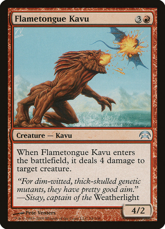 Flametongue Kavu [Planechase] | GrognardGamesBatavia