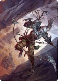 Akiri, Fearless Voyager Art Card [Zendikar Rising Art Series] | GrognardGamesBatavia