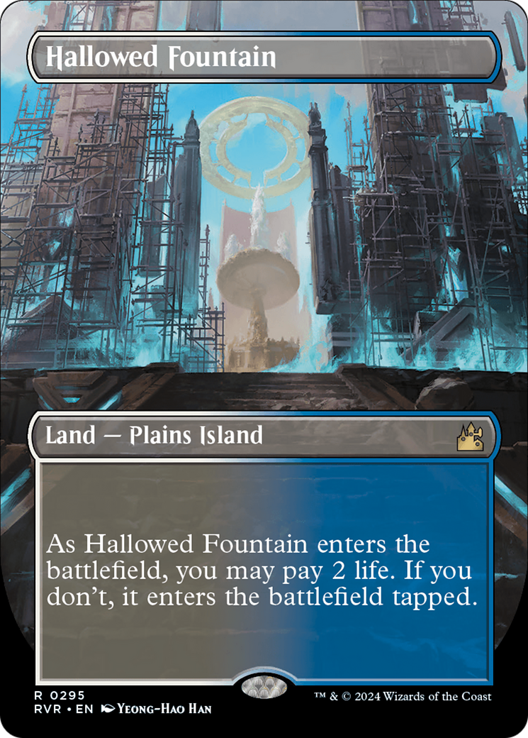 Hallowed Fountain (Borderless) [Ravnica Remastered] | GrognardGamesBatavia