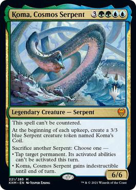 Koma, Cosmos Serpent (Promo Pack) [Kaldheim Promos] | GrognardGamesBatavia