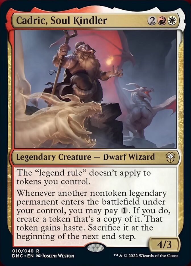 Cadric, Soul Kindler [Dominaria United Commander] | GrognardGamesBatavia