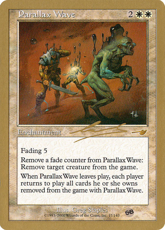 Parallax Wave (Nicolas Labarre) (SB) [World Championship Decks 2000] | GrognardGamesBatavia