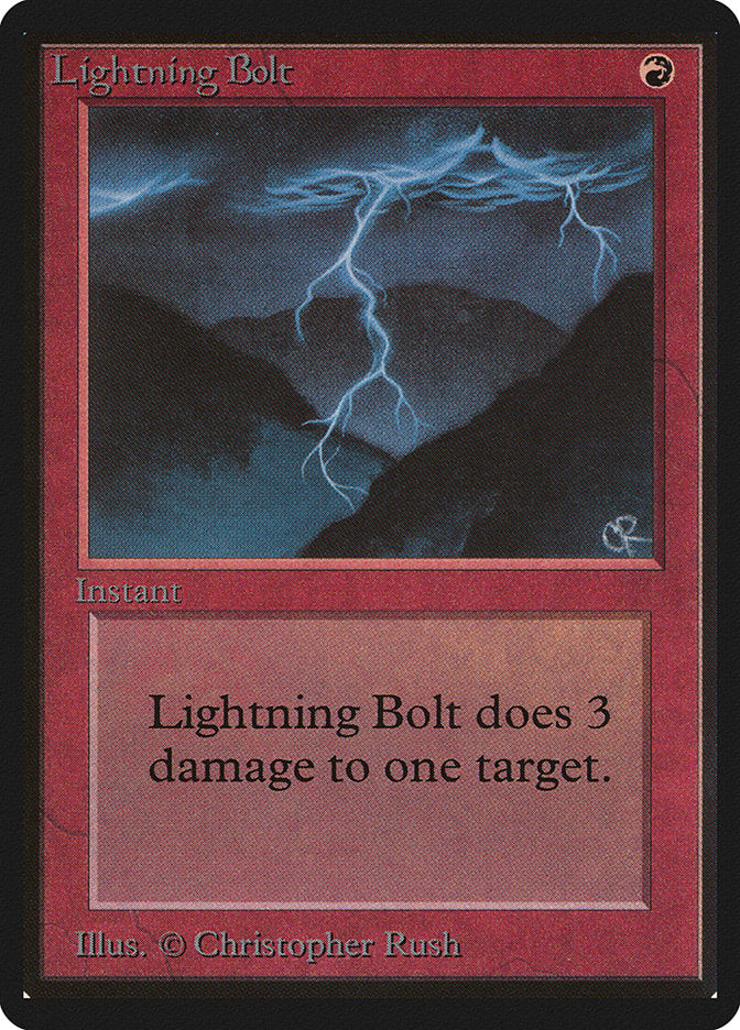 Lightning Bolt [Beta Edition] | GrognardGamesBatavia