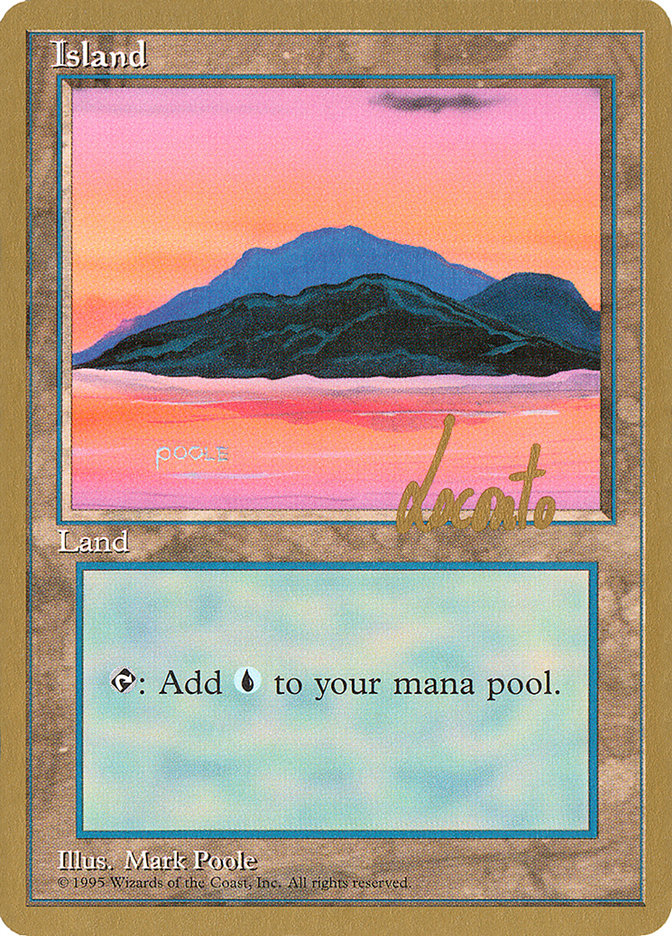 Island (ml369) (Michael Loconto) [Pro Tour Collector Set] | GrognardGamesBatavia