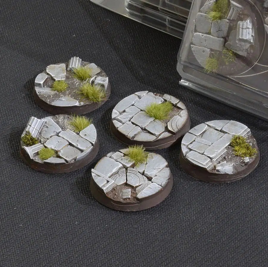 Gamers Grass Battle Ready Bases Temple 40mm Round | GrognardGamesBatavia