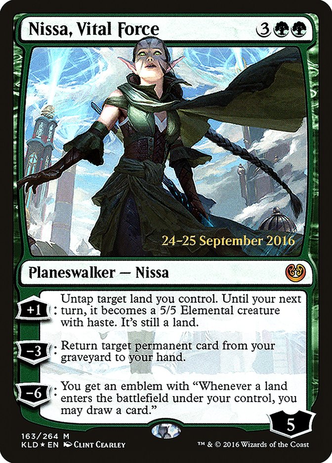 Nissa, Vital Force [Kaladesh Prerelease Promos] | GrognardGamesBatavia