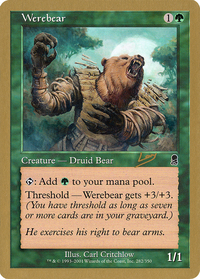 Werebear (Raphael Levy) [World Championship Decks 2002] | GrognardGamesBatavia