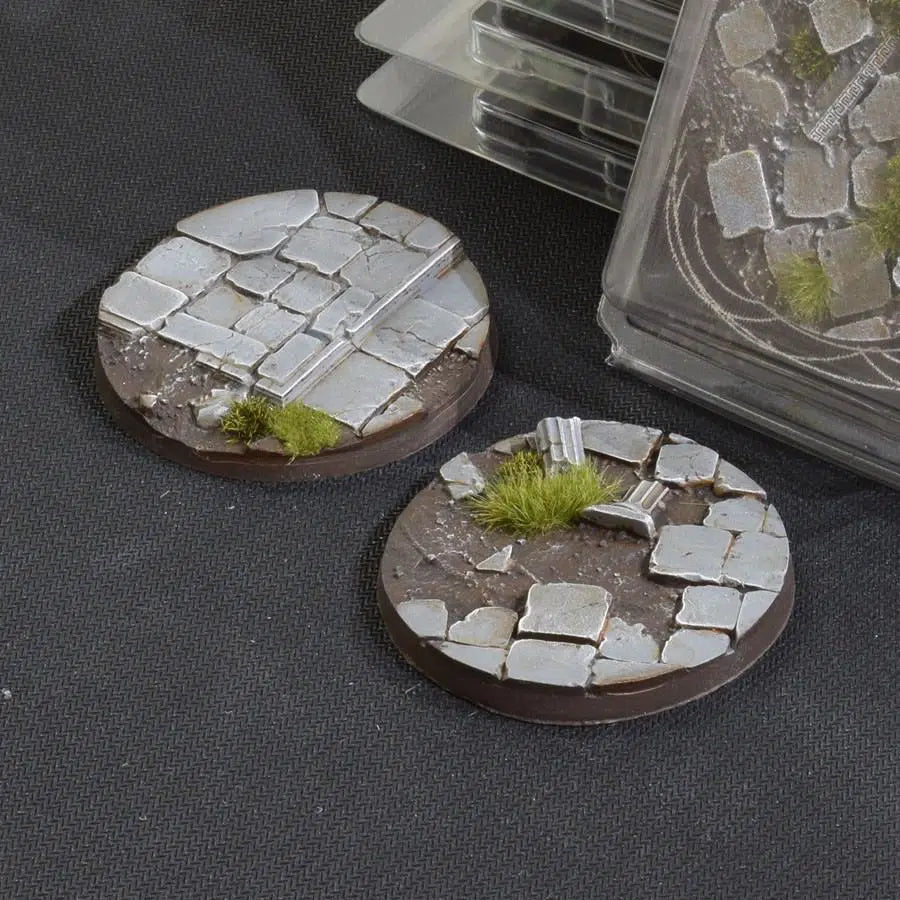 Gamers Grass Battle Ready Bases Temple 60mm Round | GrognardGamesBatavia