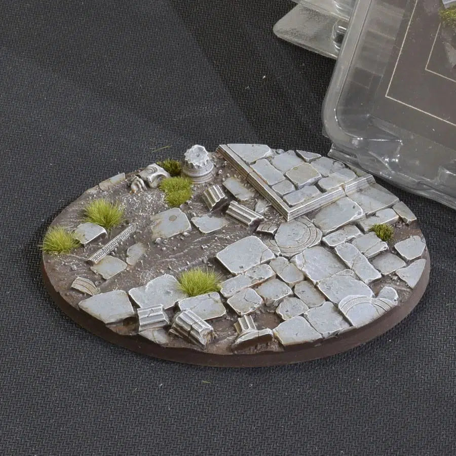 Gamers Grass Battle Ready Bases Temple 120mm Oval | GrognardGamesBatavia