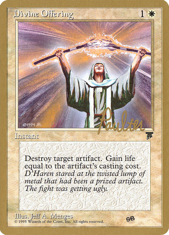 Divine Offering (Preston Poulter) (SB) [Pro Tour Collector Set] | GrognardGamesBatavia