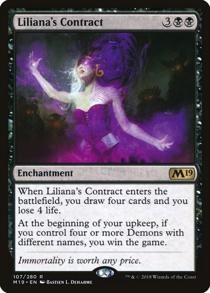 Liliana's Contract [Core Set 2019] | GrognardGamesBatavia