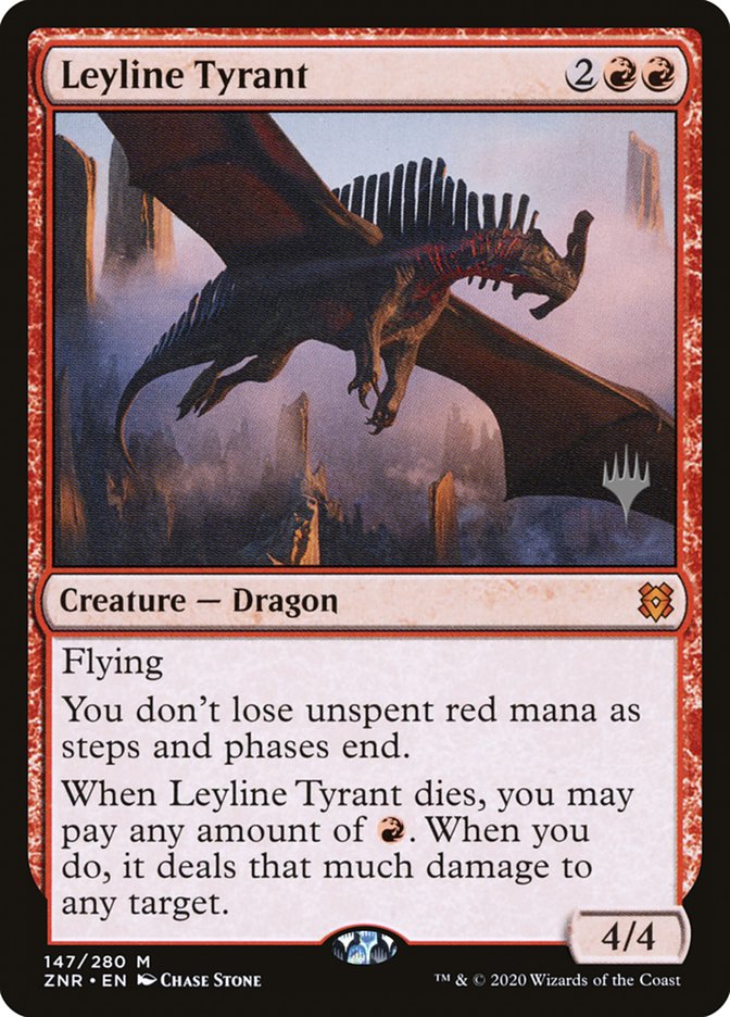 Leyline Tyrant (Promo Pack) [Zendikar Rising Promos] | GrognardGamesBatavia