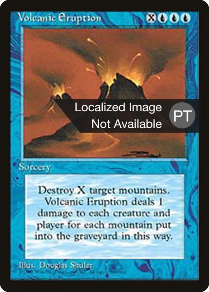 Volcanic Eruption [Fourth Edition (Foreign Black Border)] | GrognardGamesBatavia