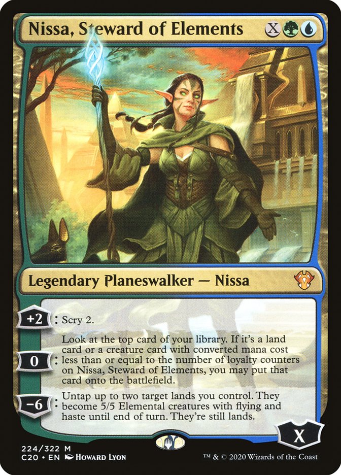 Nissa, Steward of Elements [Commander 2020] | GrognardGamesBatavia