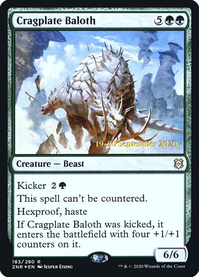 Cragplate Baloth [Zendikar Rising Prerelease Promos] | GrognardGamesBatavia