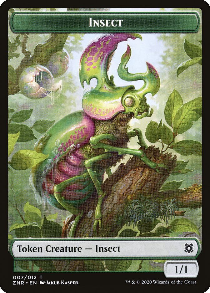 Insect Token [Zendikar Rising Tokens] | GrognardGamesBatavia