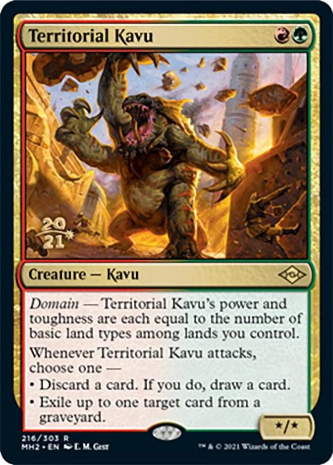 Territorial Kavu [Modern Horizons 2 Prerelease Promos] | GrognardGamesBatavia